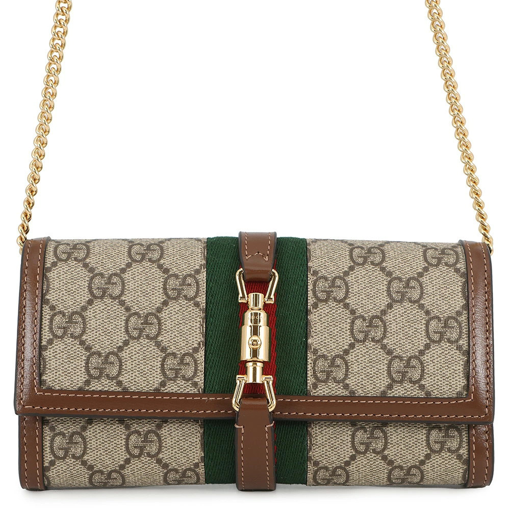 Gucci Chain Wallet GG Supreme Jackie